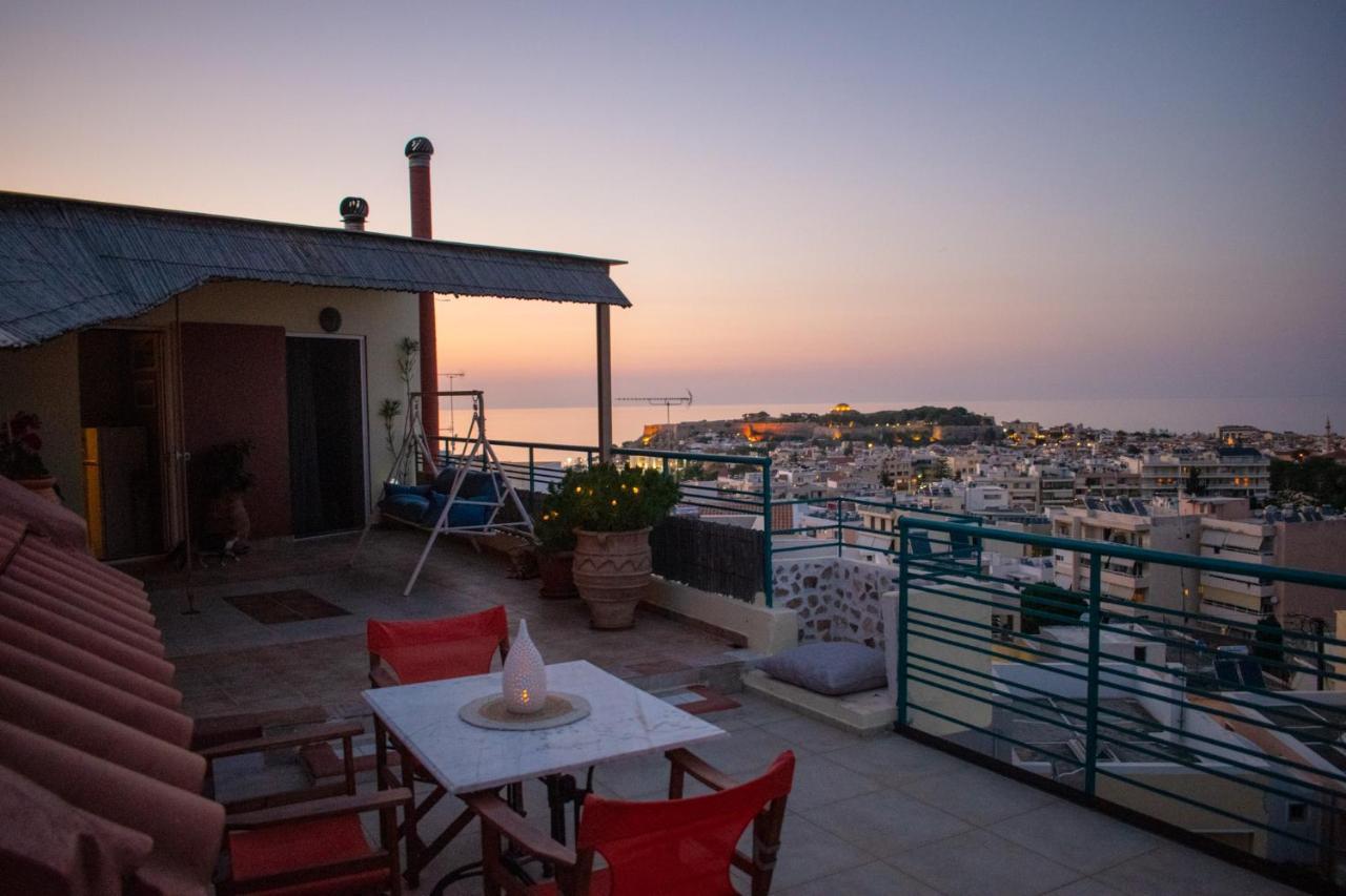 Rooftop With Sea View In Central Rethymno Екстер'єр фото