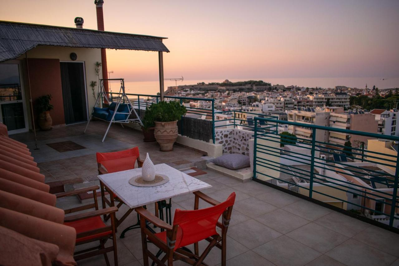Rooftop With Sea View In Central Rethymno Екстер'єр фото
